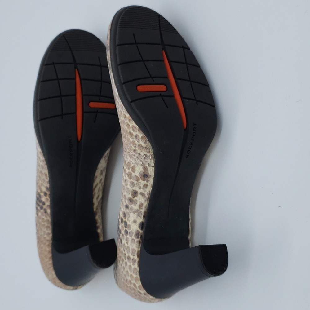 Rockport Women's Leather Snakeskin pattern Heels size 7 - Picture 7 of 12